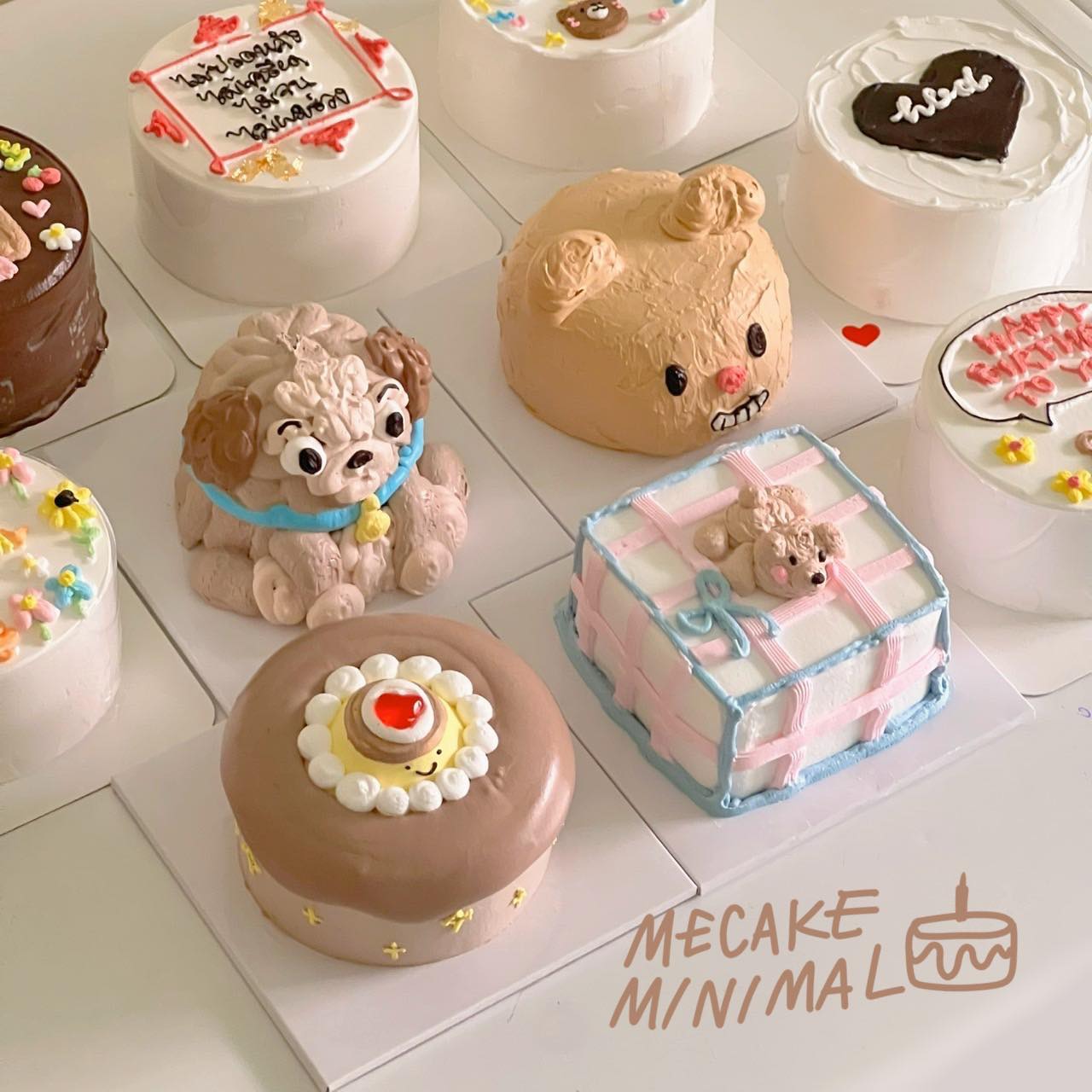 รวมเค้กน่ารัก เค้กมินิมอล MeCake