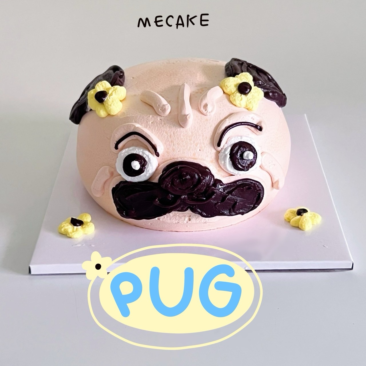 เค้กหมาปั๊ก Pug Cake MeCake
